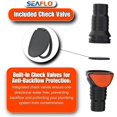 thumbnail image 4 of SEAFLO In-Line or 90° Quick Disconnect Check Valve – Anti-Backflow, PA6+GF+POM Construction – Non-Return Valve for Marine, RV, and Plumbing Use (Choose Size & Style), 4 of 7