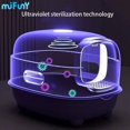 thumbnail image 4 of MiFuny Smart Cat Litter Box with Ultraviolet Sterilization Enclosed Cat Toilet Splash Proof Cat Box with Sand Leakage Pedal Pets ShopWise Round, 4 of 14