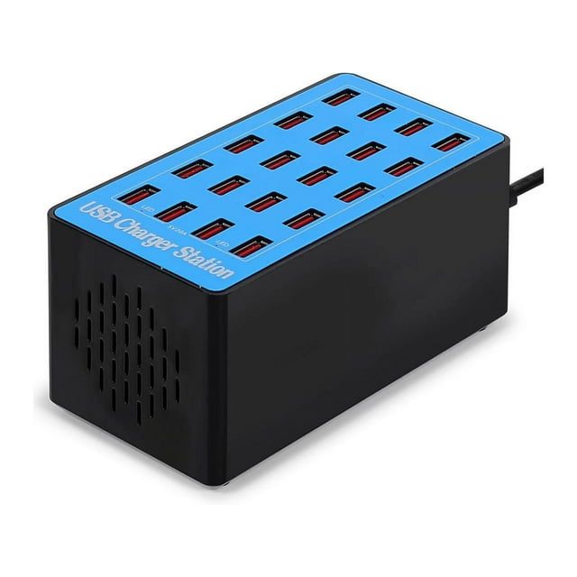 Charging Station, 100W20Port USB Charging Station, Multiple USB Charger Station, Charging Station for Multiple Devices, Multi USB Charging Station, Chargers for Multiple Devices