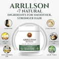 thumbnail image 4 of Collagen Hair Mask Keratin Treatment for Damaged Hair, Deep Conditioner for Dry Hair with Coconut and Argan Oil, Moisturizing and Hydrating Hair Mask for All Hair Types (8.8 Fl Oz), 4 of 8