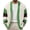 Green, variant on Lovskoo 2024 Mens Cardigan Sweater Winter Long Sleeve Pockets Open Front Color Contrast Knit Tops Green