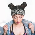 thumbnail image 2 of Unique Bargains 1 Pc Headband Leopard Pattern Hairband for Women Black Gray, 2 of 6