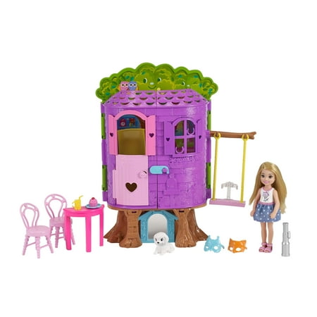 Barbie Club Chelsea Treehouse Dollhouse Playset with (Best Playset For 12 Year Old)
