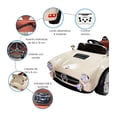 thumbnail image 4 of Montable Eléctrico The Baby Shop - con control remoto, Bluetooth, 12v, luz, sonido Blanco -, 4 of 8