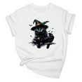 thumbnail image 2 of Busydd Halloween Graphic Tees for Women Fashion Fall Short Sleeve T Shirts for Women Casual Comfortable Round Neck Cotton Going Out Tops for Women S, 2 of 3