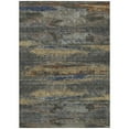 thumbnail image 2 of HomeRoots 612503 3 x 5 ft. Graphite & Gray Abstract Washable Indoor & Outdoor Rectangle Area Rug, 2 of 5