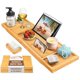 thumbnail image 1 of Bandeja para Bañera HOME IT Plegable de Bambú Expandible, 1 of 7