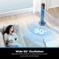 thumbnail image 6 of PELONIS 42-Inch Quiet Oscillating Tower Fan with Remote Control, 5 Speeds, 4 Modes, Digital Timer, Indoor Cooling, Black, 6 of 8