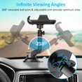 thumbnail image 2 of TEUMI 360° Rotate Long Arm Strong Sticky Cell Phone Holder Car Dashboard & Windshield,, 2 of 6