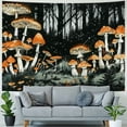 thumbnail image 4 of GOSMITH  Moth Tapestry Mushroom Tapestry Sun and Moon Tapestries Moon Phase Tapestry Celestial Star Tapestry Wall Hanging for Room Painting, 4 of 6