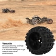 thumbnail image 4 of RC Rubber Tires, Easy To Install RC Car Rubber Tire High Abrasion Resistance Replacement  For 1/8 RC Car, 4 of 8