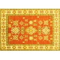 thumbnail image 1 of Ahgly Company Indoor Rectangle Geometric Yellow Traditional Area Rugs, 6' x 9', 1 of 4