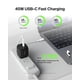 thumbnail image 2 of Cargador de pared Belkin de 45 W dual USB-C con suministro de energía 3.0, 2 of 7