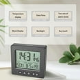 thumbnail image 5 of Latrodar Digital Alarm Clock With Background Lighting LCD Upgraded Smart Clock Calendar Black Home Stuff, 5 of 5