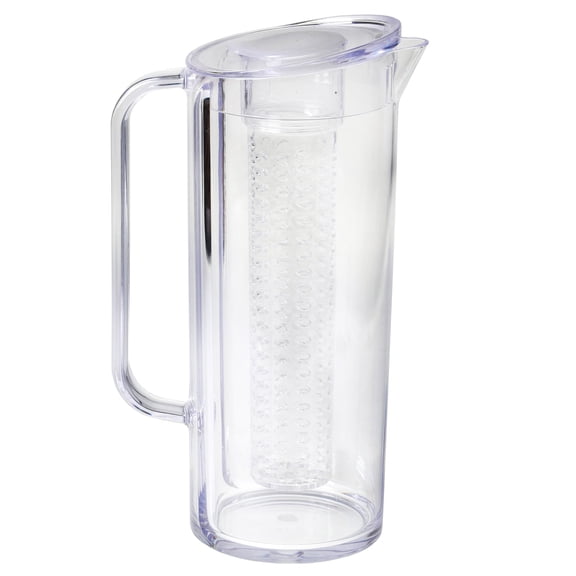 Tablecraft Infusion Pitcher with Lid, ¬Ω Gallon, SAN Plastic