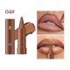 thumbnail image 1 of Lápiz labial para mujer, tinte labial, brillo labial, lápiz labial, delineador de labios 2 en 1, 6 colores, resistente al agua, mate, lápiz labial de 1,2 g., 1 of 3