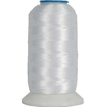 Threadart Polyester Machine Embroidery Thread - No. 101 - White - 1000M - 220 Colors - Pack of 5 Spools