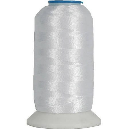 Threadart Polyester Machine Embroidery Thread - No. 101 - White - 1000M - 220 Colors - Pack of 5