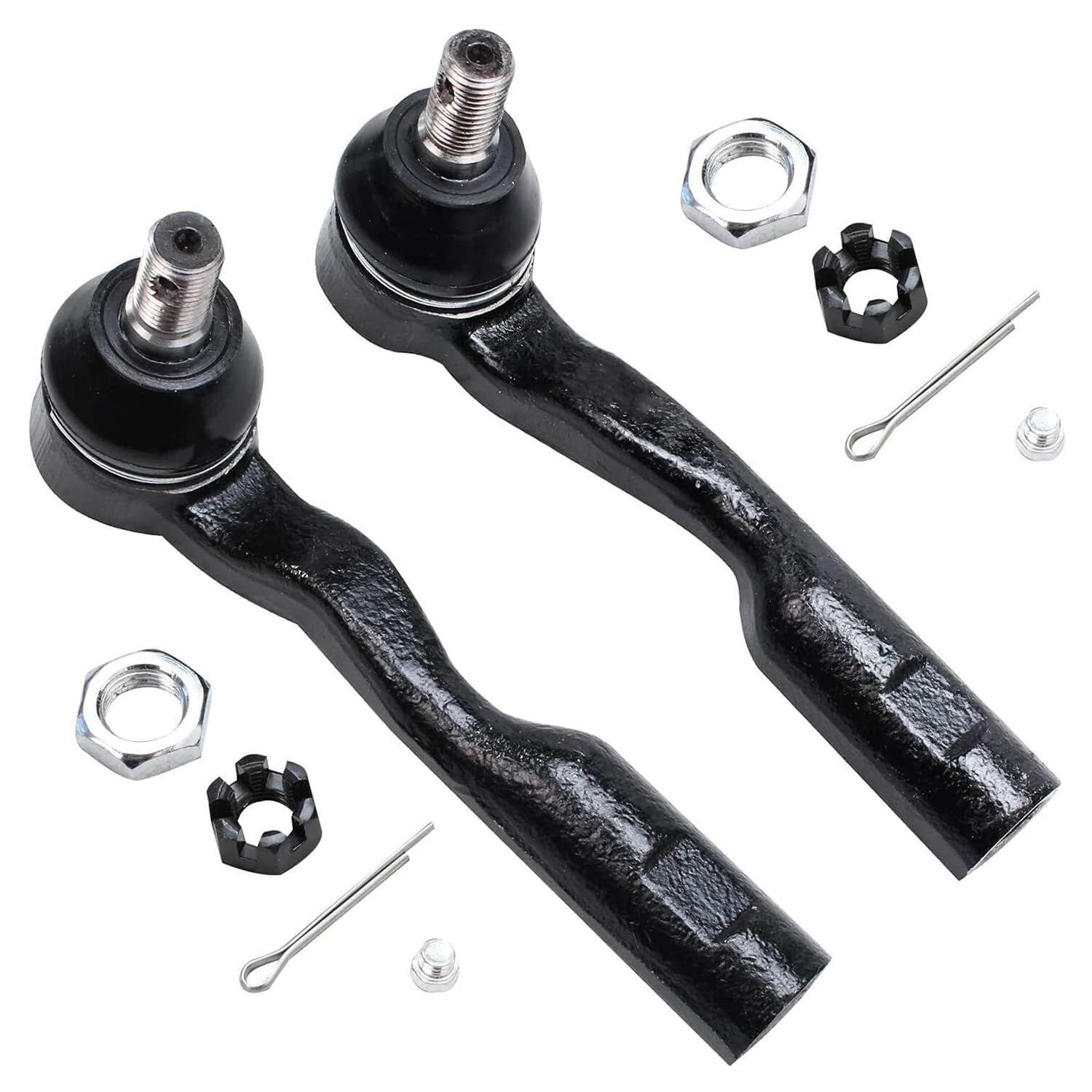 Detroit Axle - Front 8pc Struts Kit for 2003-2006 Toyota Tundra, 2 Struts & Coil Spring 2 Sway Bar Links 2 Outer Tie Rod Ends 2 Upper Ball Joints 2004 2005 Replacement Suspension