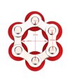 thumbnail image 5 of New Roller Chain Toy Stress Reducer for ADD ADHD Anxiety Autism (Red), 5 of 5