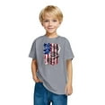 thumbnail image 7 of CFLVAEK Kids 4th of July Shirts Boys Girls Novelty American Flag Patriotic Tshirts Crewneck Short Sleeve Cotton T Shirts for Indenpendence Day 3 Years, 7 of 7