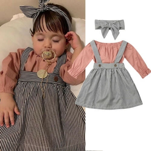 baby suspender dress