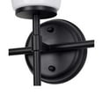 thumbnail image 4 of Catalina Lighting Catalina Pippa 24"W 3-Light Black Finish Vanity Light Fixture with Opal Glass Shades, 4 of 5