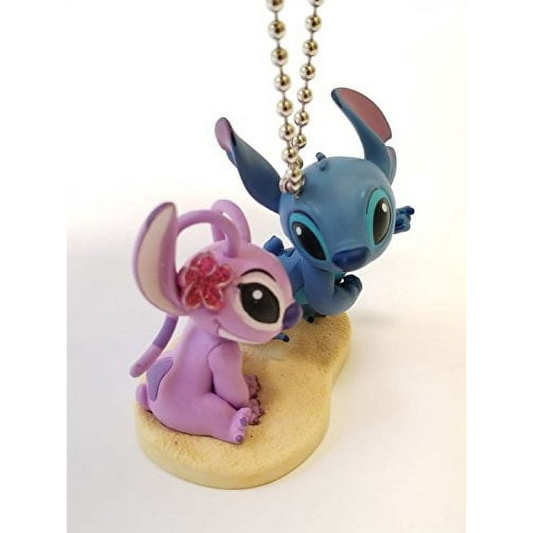 Disney Keychain Lilo and Stitch Pink Sakura Hand Made Stitch
