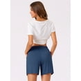 thumbnail image 3 of DARING DIVA Women's Modal Lounge Shorts Soft Comfy Bottoms with Pockets XL Blue, 3 of 6