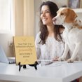 thumbnail image 6 of Your hair is a reflection of your personality, let's make it shine! Table Sign with Acrylic Stand (6x8“) | Elegant Decorative Signs for Hairdressers and Stylists, 6 of 9