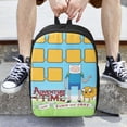 thumbnail image 6 of Adventure Time Backpack, Large Capacity Computer Backpack, Extra Large Laptop Backpack For College Work, Lightweight Daypack Bookbag, 16.9x12.6x5.5 Inch, 6 of 8