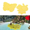 thumbnail image 4 of 2 Pack Floating Bee Water Station Feeder Decorative Floating Island for Ponds, Bird Baths High Buoyancy PP Material with Mesh Texture Safe Landing Spot, 4 of 7