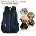 thumbnail image 7 of Travel Backpack for Men Women Multifunctional Waterproof Casual Backpacks Lightweight Multi Pocket Daypack Bag,BP8016-Navy, 7 of 7