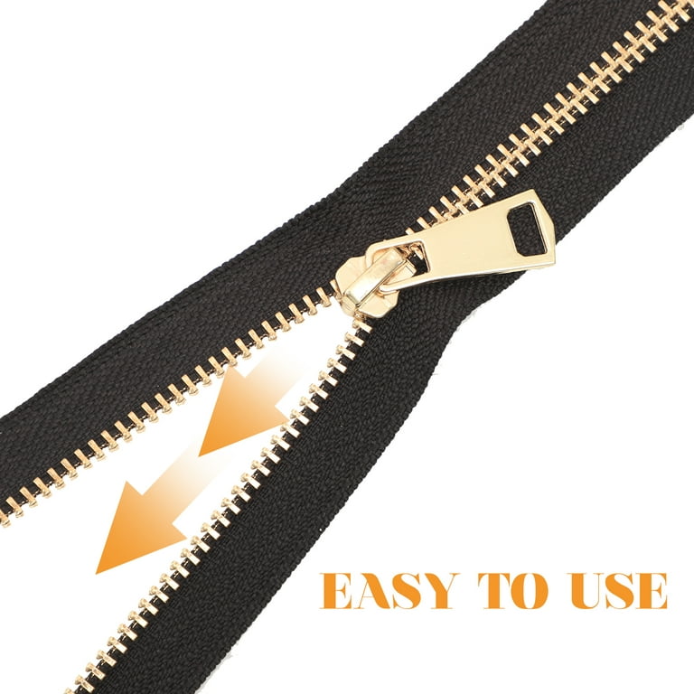 10PCS Water Droplets Shape Zipper Metal Zipper for Sewing DIY Handbag Bag  and Craft Metal Zippers for Sewing 15/20/25cm