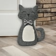 thumbnail image 5 of 3D Cat Fabric Weighted Bag Door Stop 2.3 lbs Black White, 5 of 7