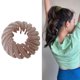 thumbnail image 5 of Moda Bandas De Pelo Retráctil Panipolla De Cola De Caballo Bun Clip Accessorie Marrón claro Zulema Cintas para el pelo, 5 of 8