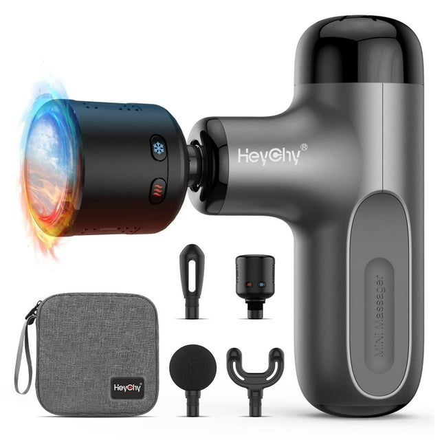 Mini Pistola de Masaje HEYCHY con Calor y Frío para Deportistas