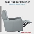 Power Recliner Chair, Wall Hugger Recliner,Zero Wall Recliners,Small