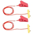 thumbnail image 1 of Treadmill Emergency Stop Switch, Treadmill Safety Key Double Insert 53x16mm Strong Clamp  for Gym, 1 of 7