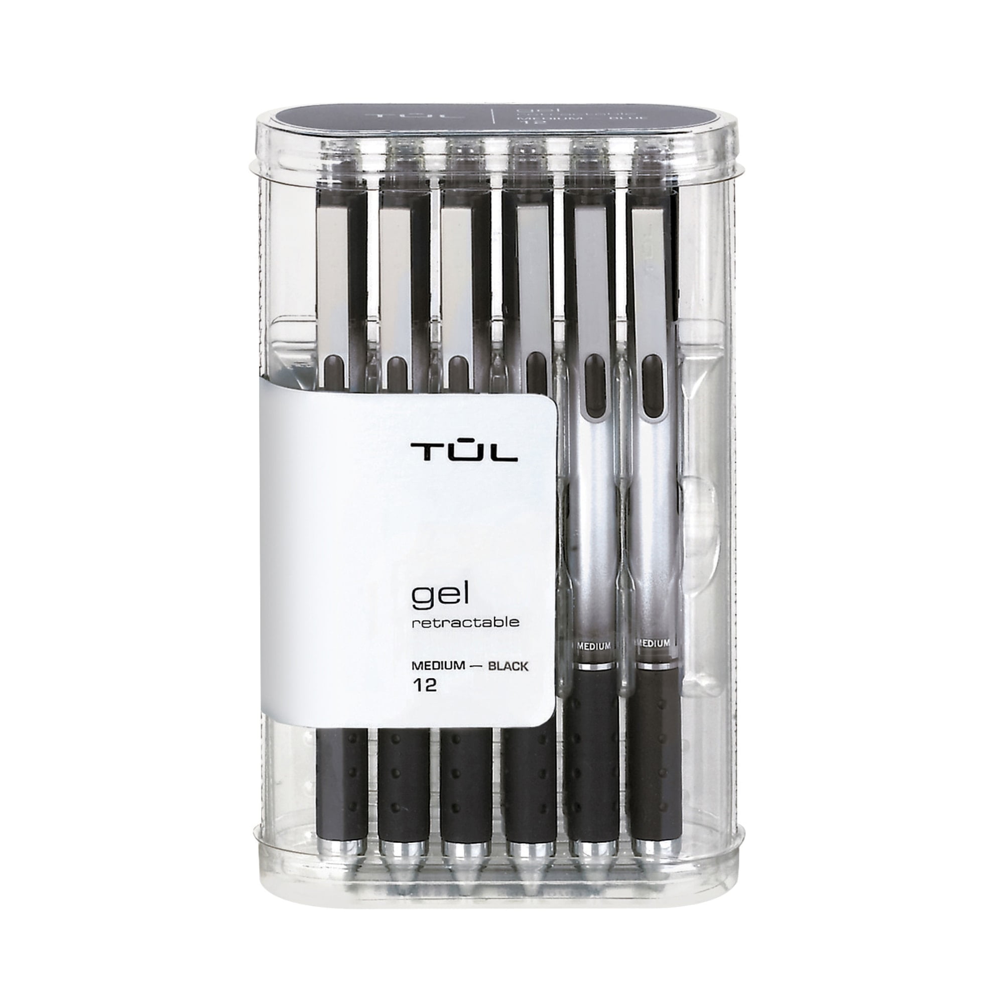Silver Barrel Assorted Ink TUL Fine Liner Felt Tip 4 pens 1.0 Med Point 