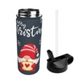 thumbnail image 2 of Sikiie Three Cute Christmas Gnomes Print 18OZ Insulated Straw Cup, Portable Leak-proof Sports Water Bottle, Stainless Steel Water Cup Suitable for Home and Outdoor, 2 of 8