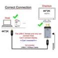 thumbnail image 4 of Chenyang CY USB-C Type C Female Source to HDMI Sink HDTV PD Power Adapter 4K 60hz 1080p for Phone Laptop Adapter, 4 of 7
