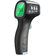 LPOW Infrared Digital Forehead Thermometer, 1s Reading, 3 Colors Backlight, 50 Memories Recall, All Ages