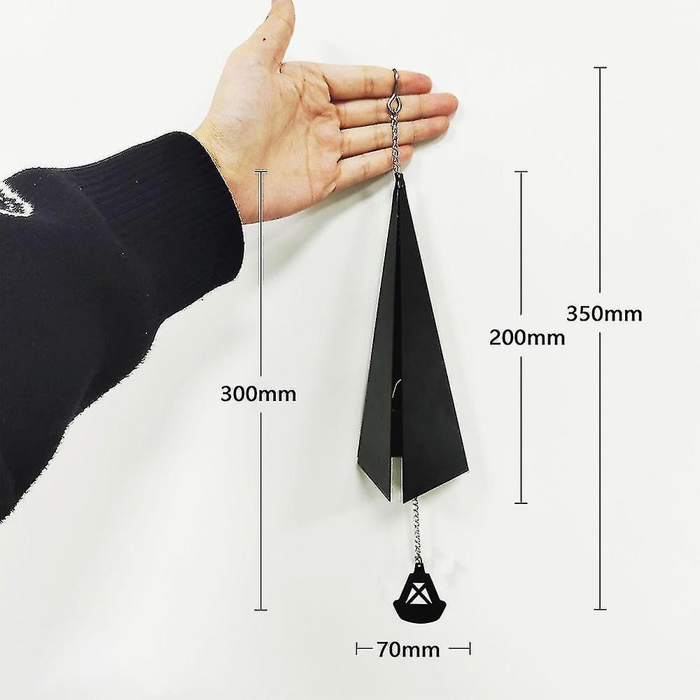 Triangle Wind Chime Pendant Garden Holiday Wind Bell Decor