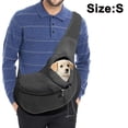 thumbnail image 1 of Porte-bébé pour Chien, Sac de Voyage en Maille Respirante Mains Libres avec Sangle Rembourrée Réglable, Pochette avant à Bandoulière Unique pour Chiens et Chats, 1 of 9
