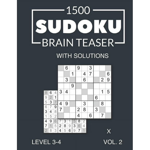 500 Sudoku Brain Teaser Samurai With Solutions