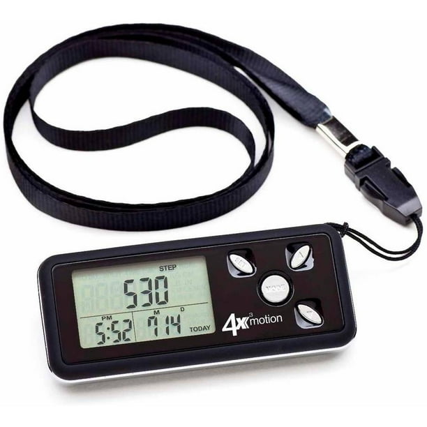 Ozeri 4x3motion Pocket Pedometer and Activity Tracker with TriAxis