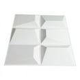 thumbnail image 3 of Art3d Brick Design 19.7 in. x 19.7 in. PVC 3D Wall Panel (12-Pack), 3 of 5