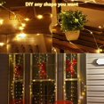 thumbnail image 6 of 200 LED Solar String Lights Curtain Lights with 8 Lighting Modes Remote Control, 6 of 7