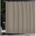 thumbnail image 4 of Ambesonne Antique Oriental Shower Curtain, Circular Eastern, 69"Wx84"L, Tan Dark Sepia, 4 of 5
